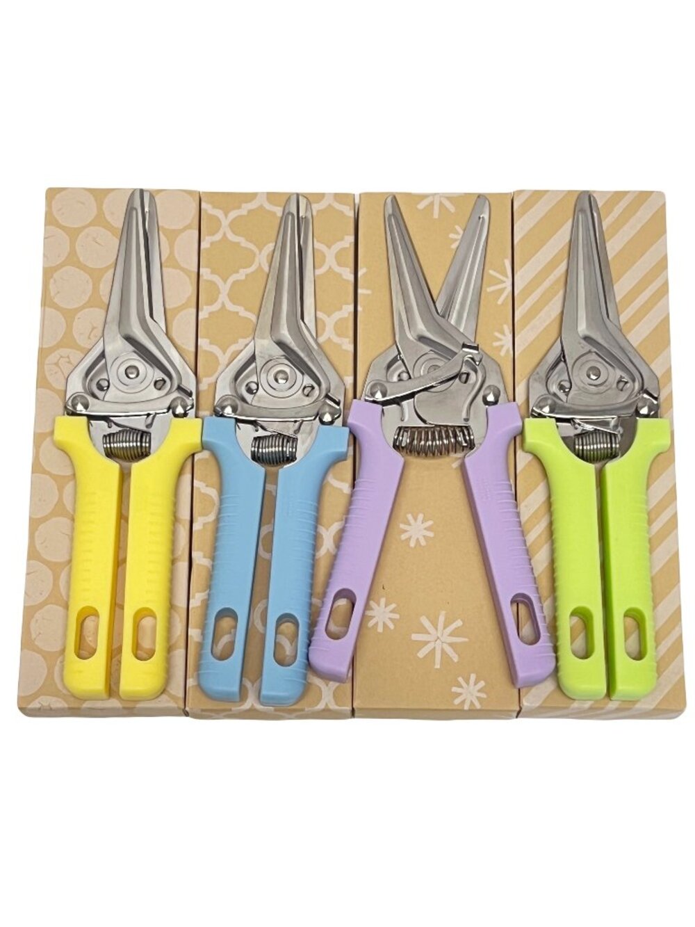 Kuhn Rikon Shears Scissors Set of 4 NEW PASTEL COLORS K49303